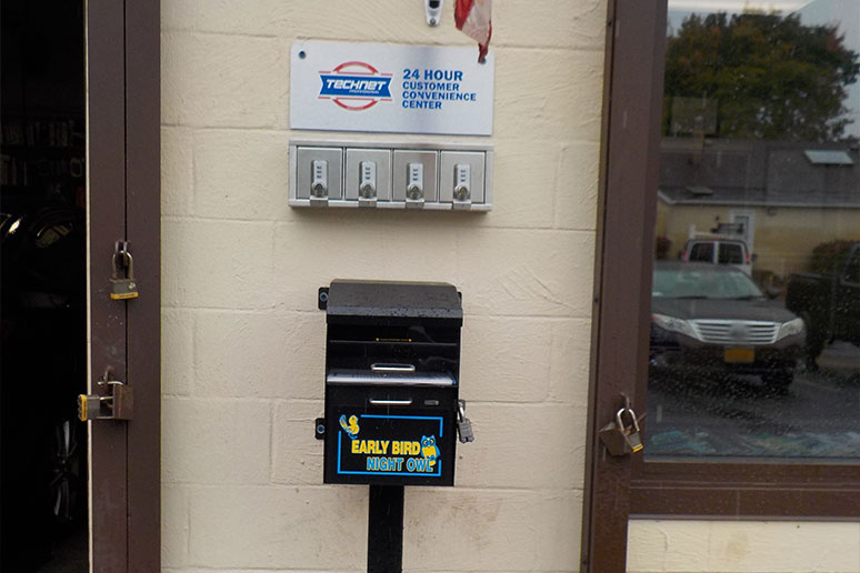 Middle Country Automotive - Our After Hours Vehicle Drop Off Box